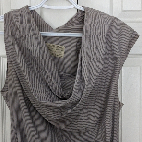 All Saints asymmetrical neckline dress - Picture 5 of 5